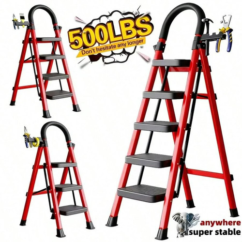Folding ladder 5 6 step - folding,